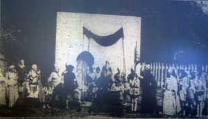 Above the Black Prince is entertained in episode two of the 1931 Launceston Pageant.