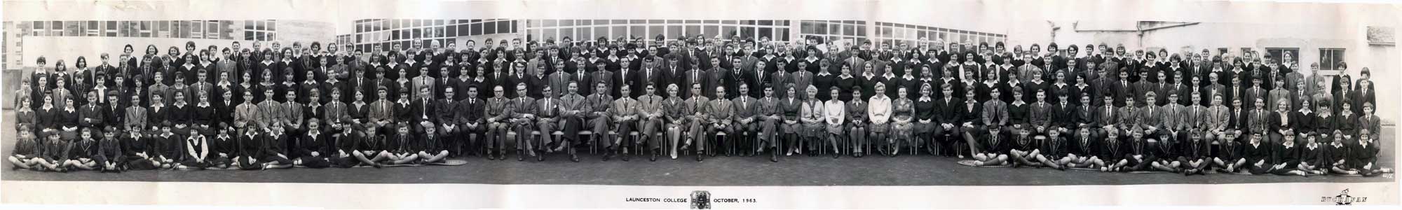 Launceston College 1963-64.