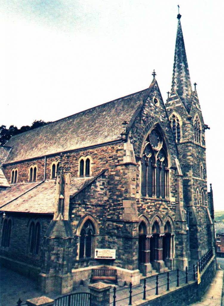 Launceston Central Methodist Church with 'Big Wesley.'