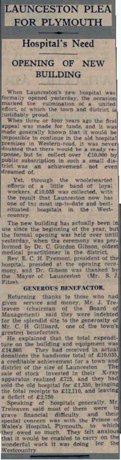 launceston-new-hospital-opening-17th-august-1938-western-morning-news