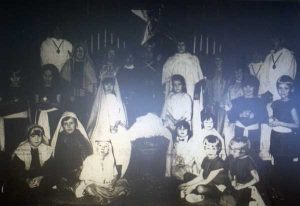 St. Cuthbert Mayne children and their nativity play in 1991.