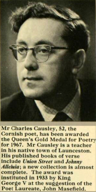 Charles Causley in May 1967