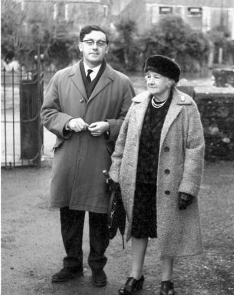 Charles and his mum, Laura at St. Thomas Church.