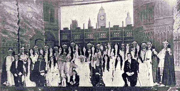 Launceston Amateur Operatic Society and their December 1930 production of 'Iolanthe.'