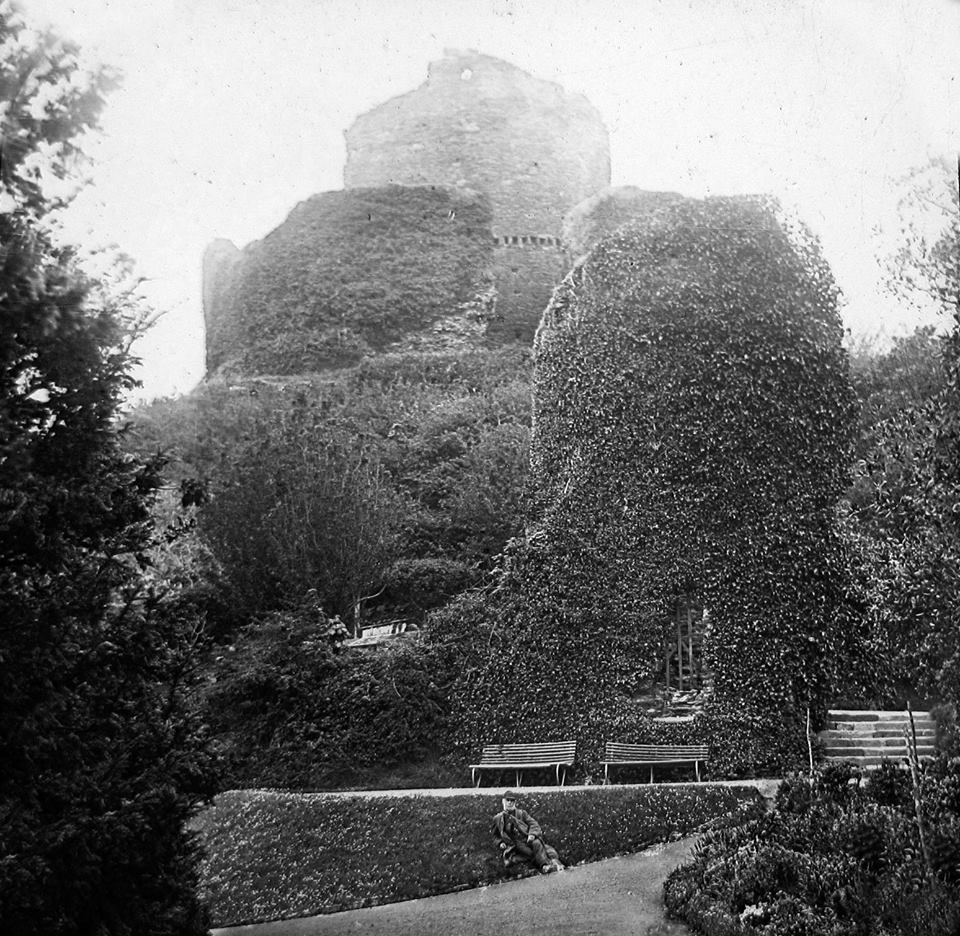 Launceston Castle in 1890.