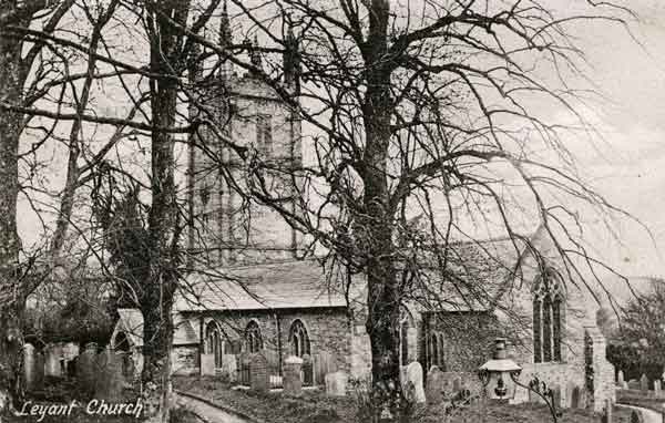 Lezant Church in 1905.