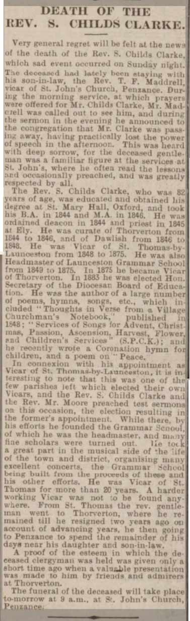 rev-samuel-childs-clarke-exeter-and-plymouth-gazette-24-february-1903