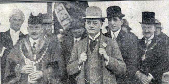 The opening of the Royal Cornwall Show at Launceston in 1926 by Edward Galton Baron Lethbridge.