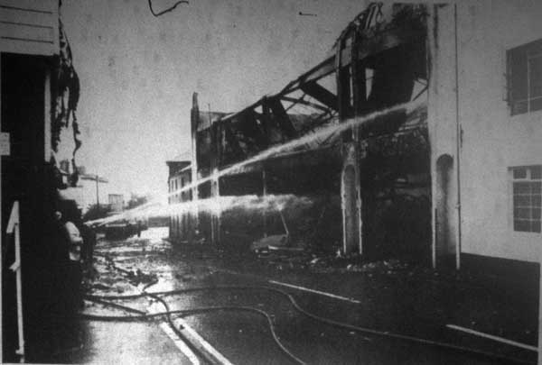 The damage caused by the 1992 Fire.