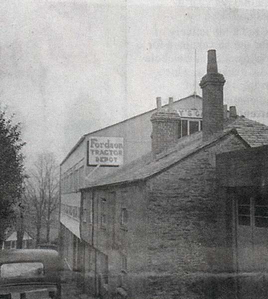 Above the Fordson Tractor depot in Angel Hill.