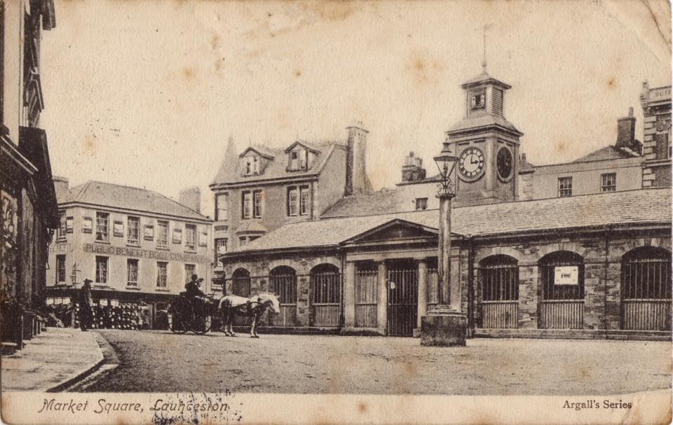 Launceston Butter Market c.1900.