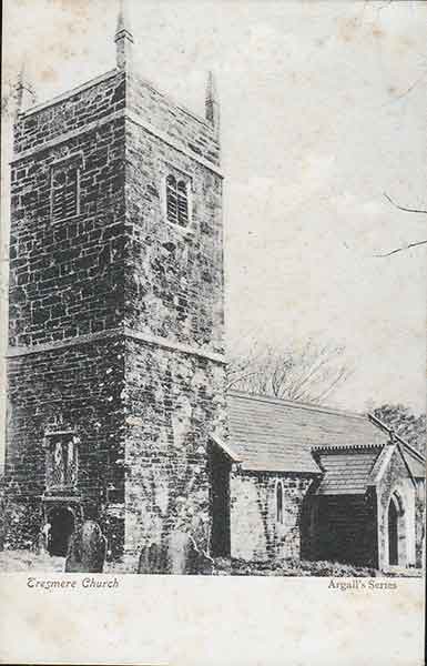 Tresmeer Church in 1910.