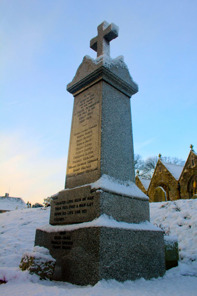 South Petherwin War Memorial 2015.