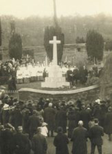 Liftom War memorial dedication February 13th 1920..