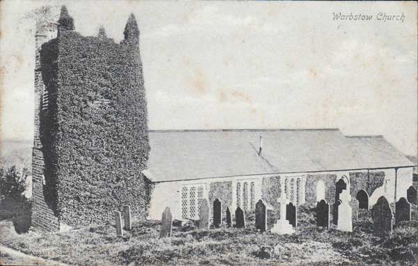 Warbstow Church in 1910.