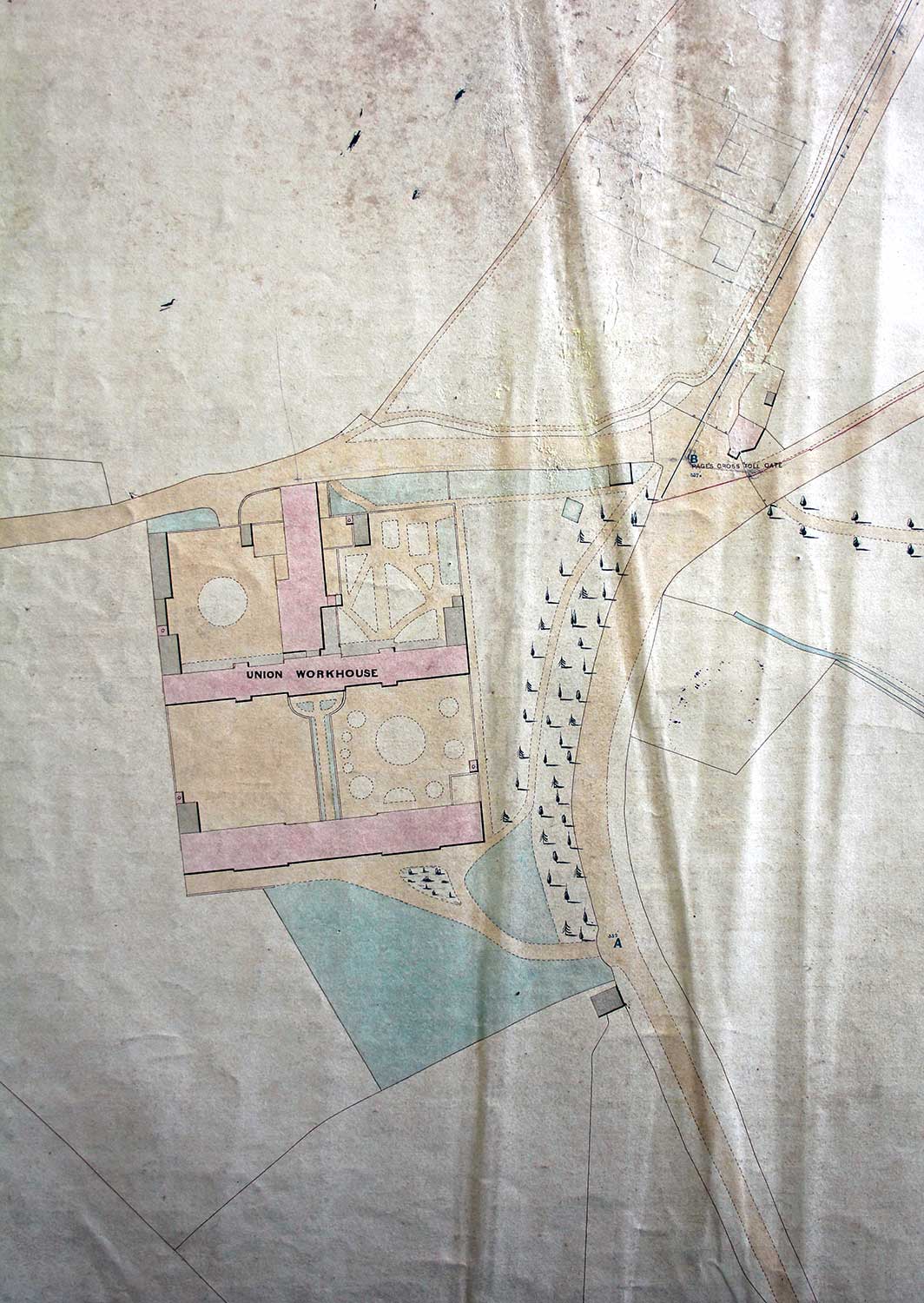 Workhouse Map from 1853.