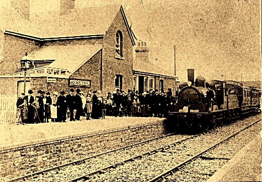 Opening of the line to Tresmeer in July 1892.