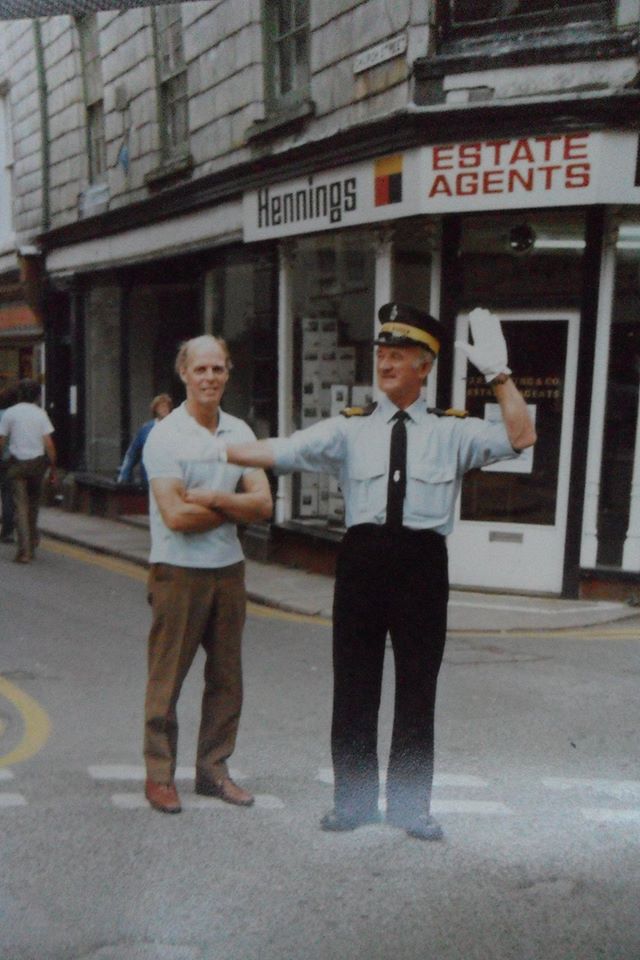 Tommy Sandercock seen here with Bernard Robbins. Photo courtesy of Chris Robbins.