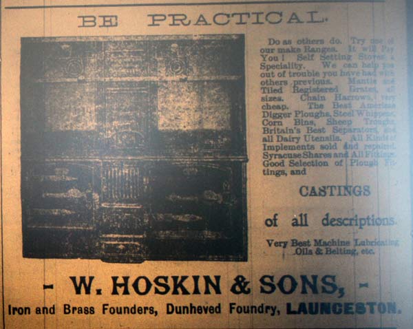 W. Hoskin and Son 1909.