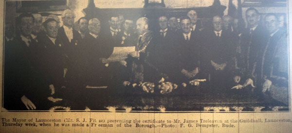 james-treleaven-is-granted-the-freedom-of-the-borough-in-1937