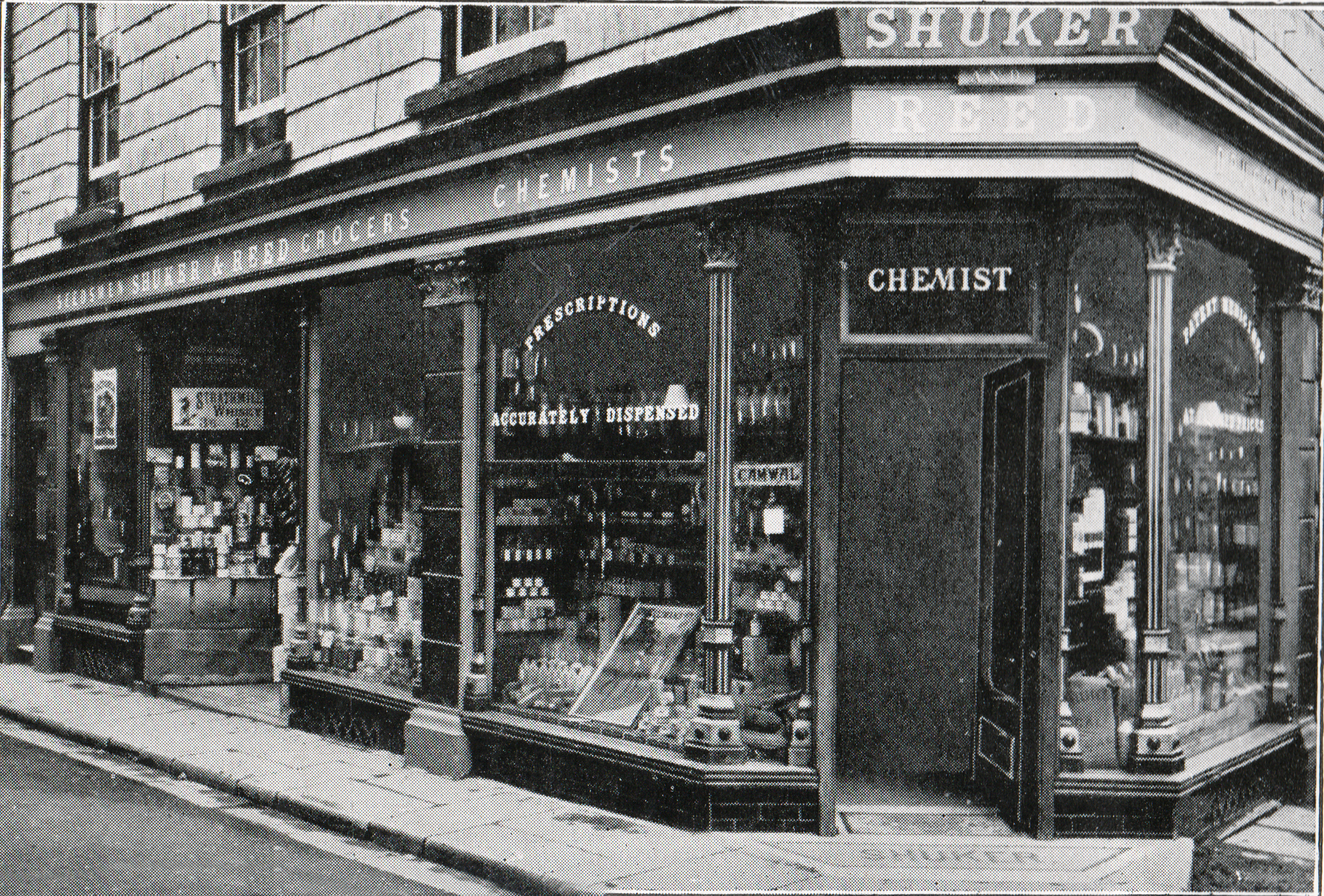 Shuker and Reed, Church Street in 1909.