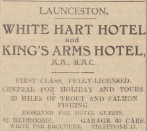 White Hart Hotel and Kings Arms 1929.