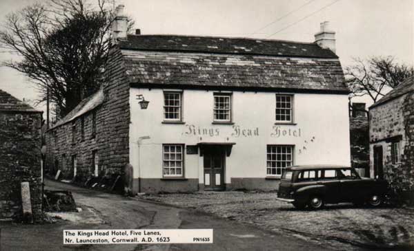 The Kings Head, Five Lanes in the early 1960's.
