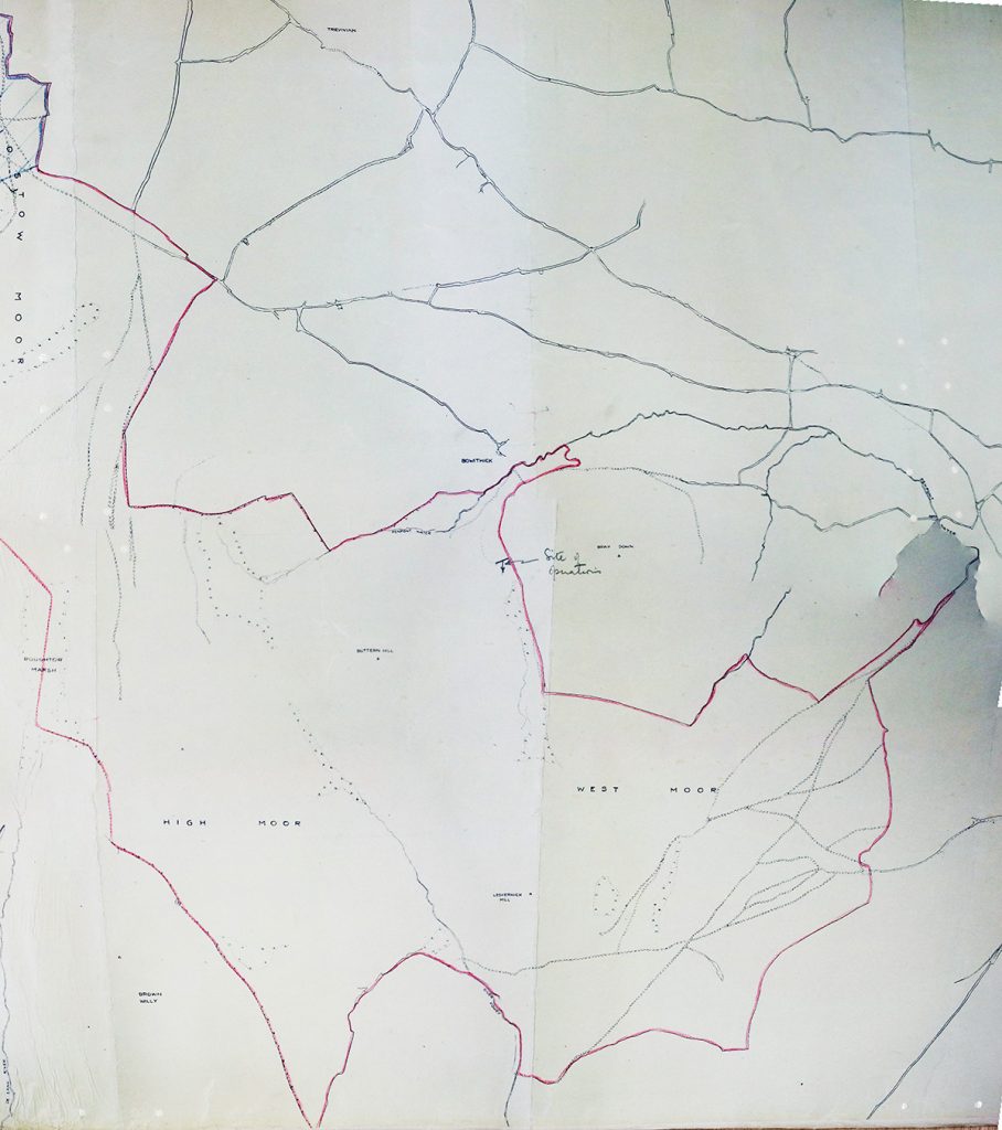 Buttern Hill Mining Operations Map