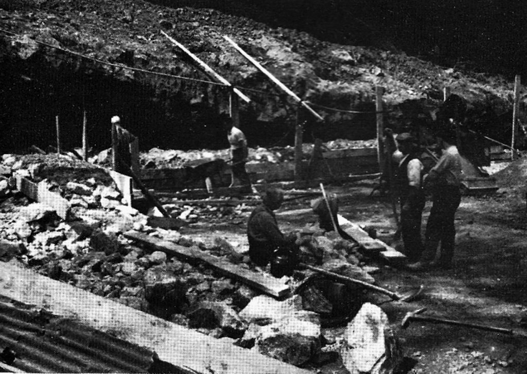 Hawkswood Wolfram Mine in the 1950's.