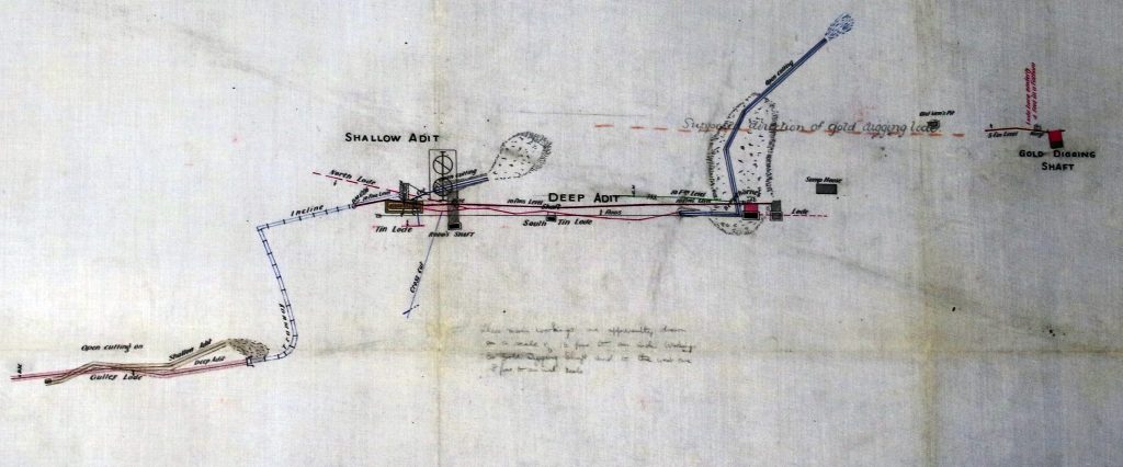 Section of Trebartha-Lemarne Mine