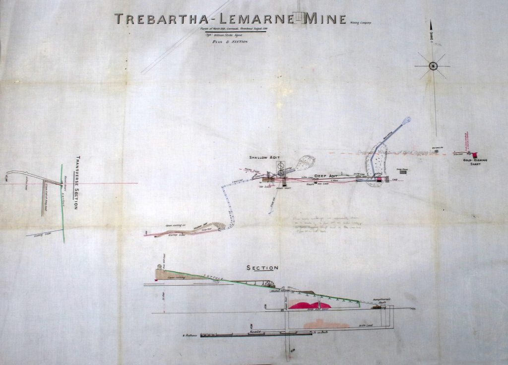 Trebartha-Lemarne Mine plan