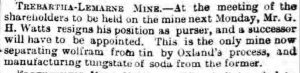 Trebartha Lemarne mine report April 1886