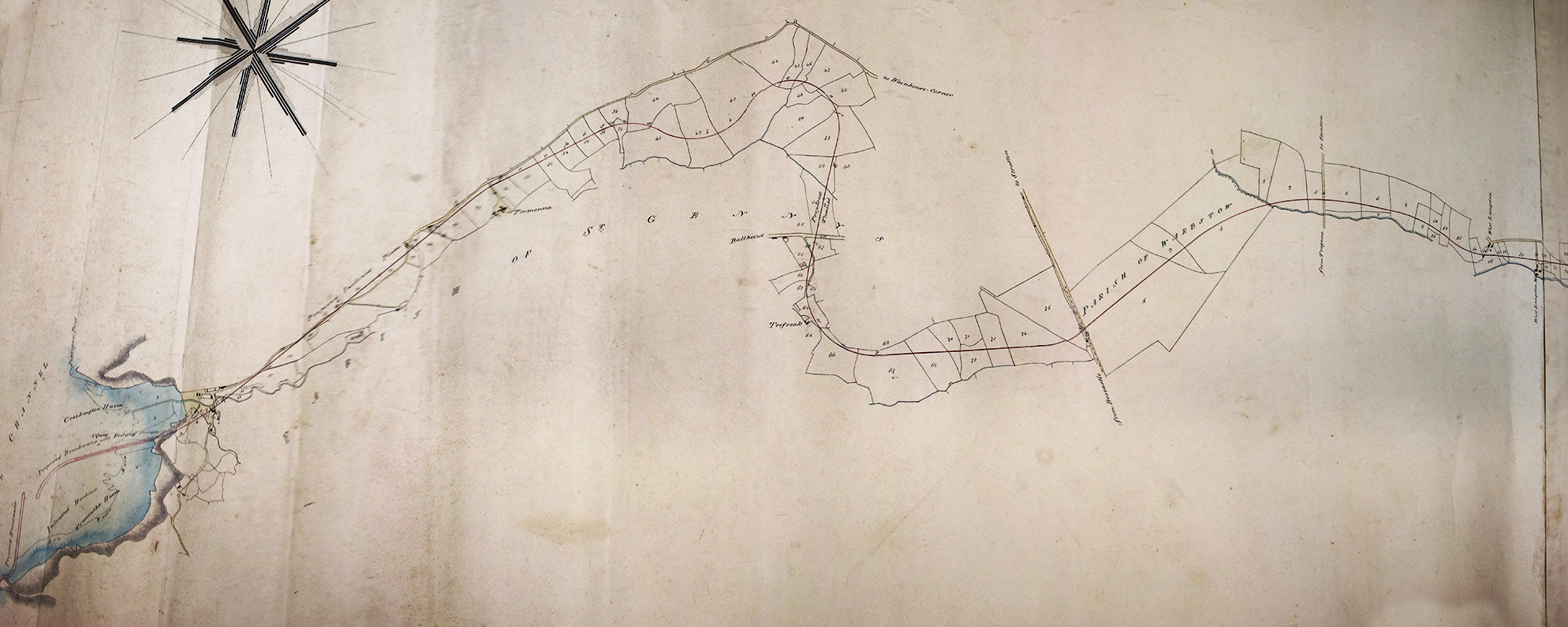 Proposed Tremoutha Railway Line 1836