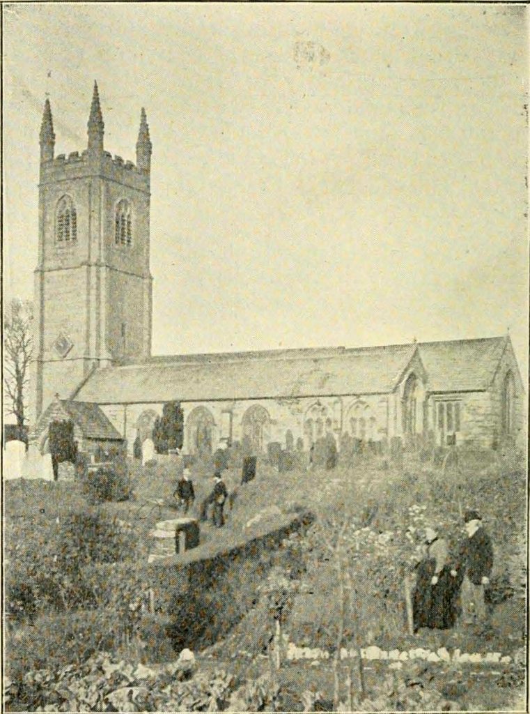 Stoke Climsland Church in 1900