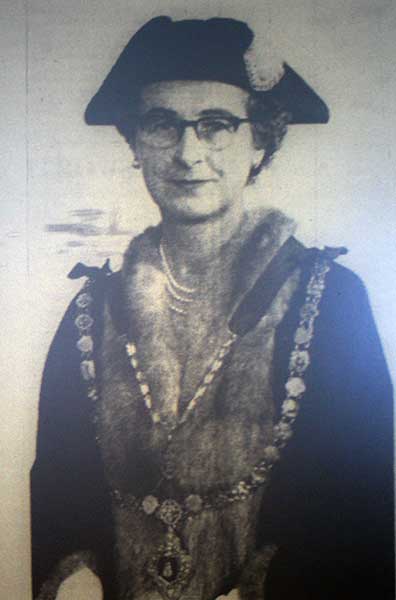 Launceston's 1959 Mayor, Mrs. Kathleen Keast, the first female
