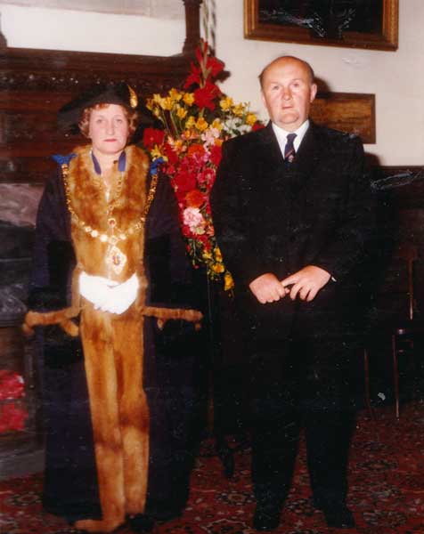 Launceston Mayor Ruth Sleeman with her husband Derrick.
