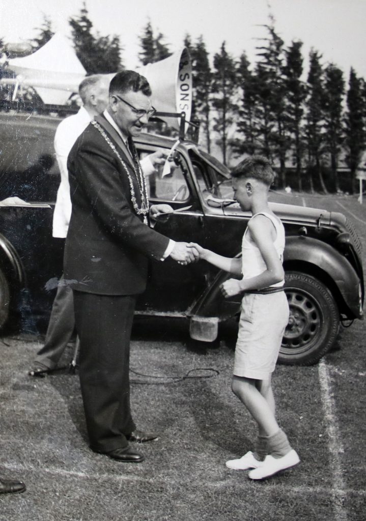 1955 inter-school sports day at Coronation Park