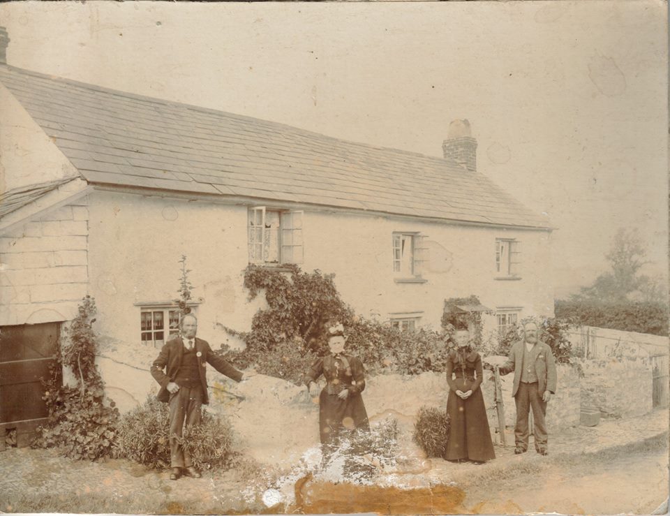 Old Hendra Cottage, Boxes Shop, St. Giles. Photo courtesy of Jane Clarke