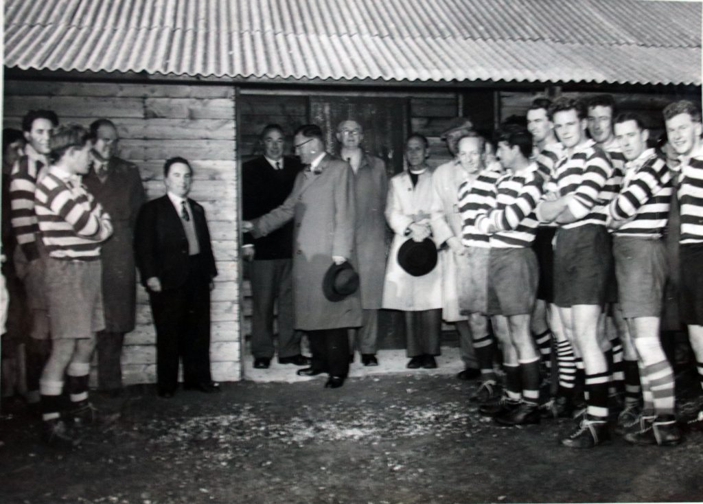Opening of the Rugby Club changing rooms