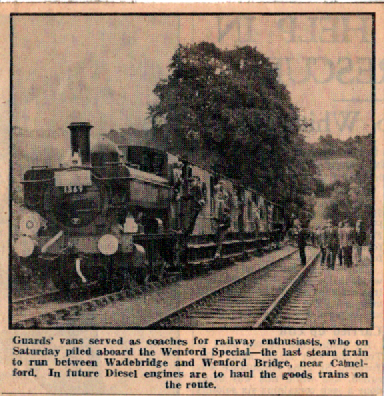 Bodmin and Wenford Railway Article