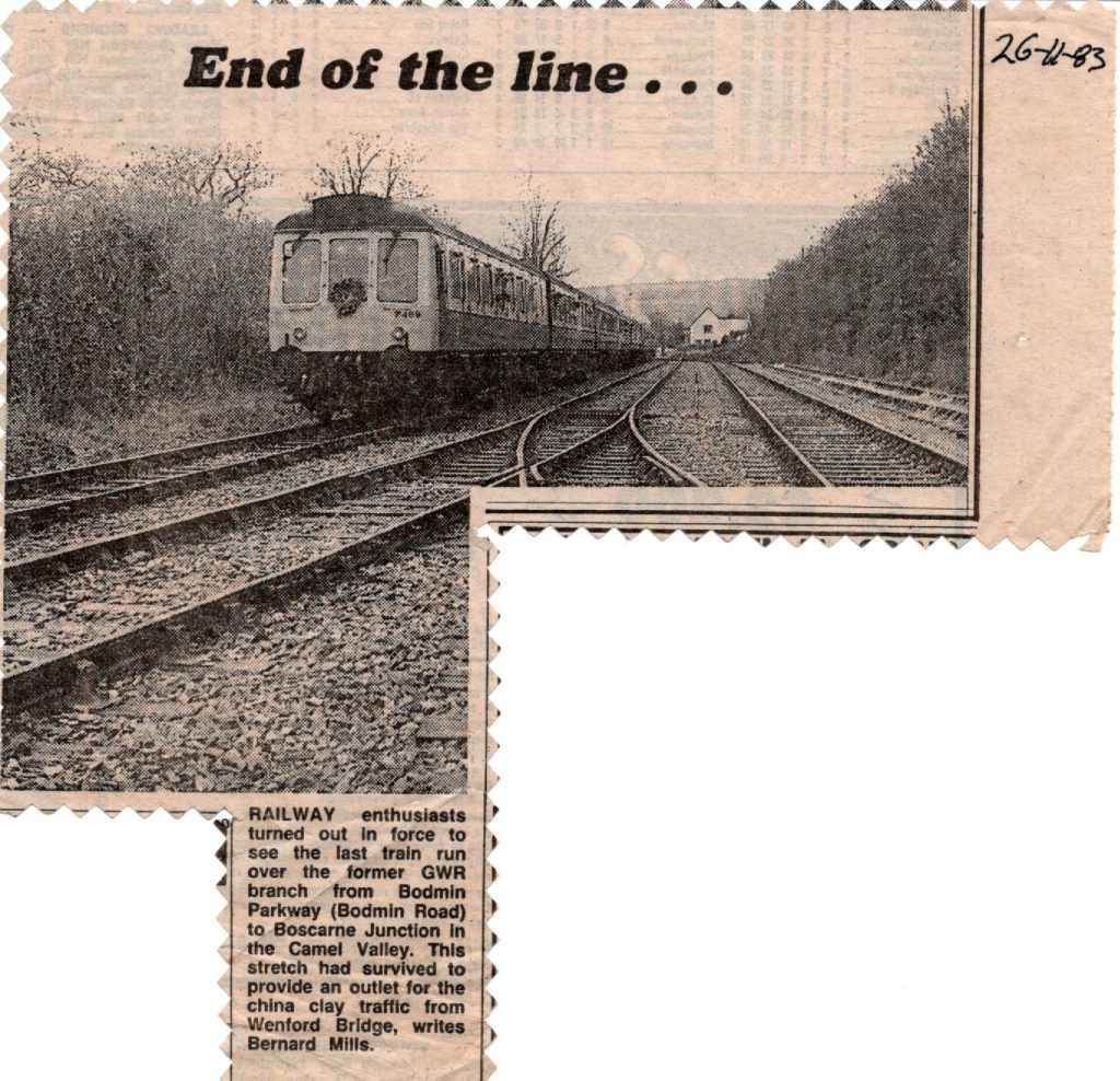 End of the line article from 1983