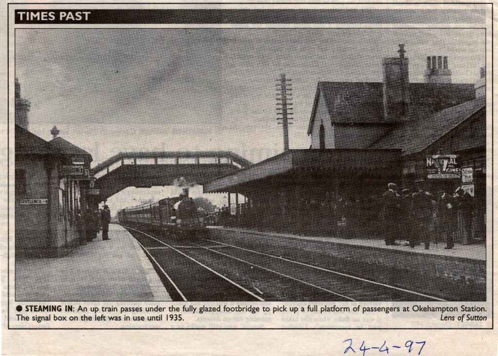 Okehampton Station in 1935