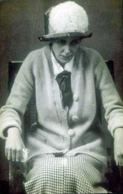Olive Wharry after her hunger strike in 1913