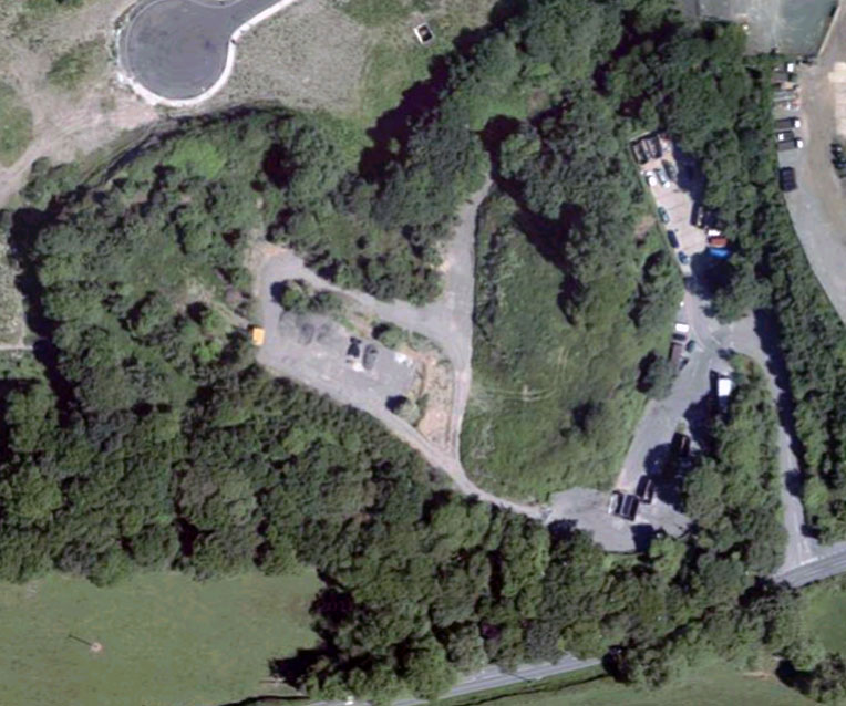 Bangors Quarry aerial from 2008