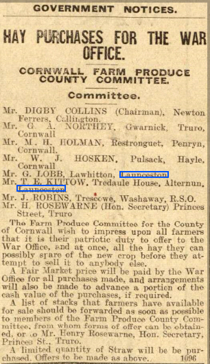Cornishman - Thursday 19 August 1915 