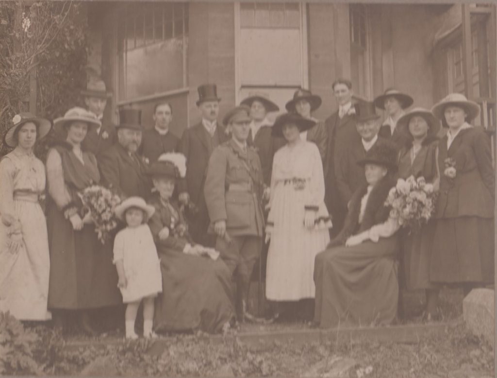 Thomas and Bertha on their wedding day.