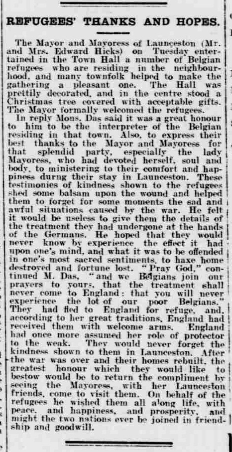 West Briton and Cornwall Advertiser - Monday 04 January 1915