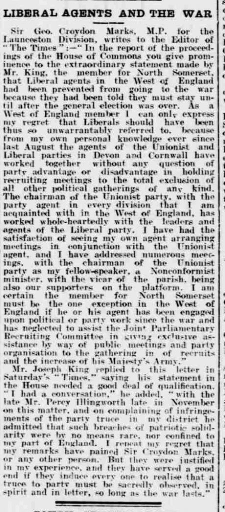 West Briton and Cornwall Advertiser - Monday 08 February 1915 