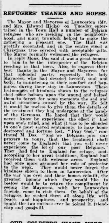 West Briton and Cornwall Advertiser - Thursday 07 January 1915 