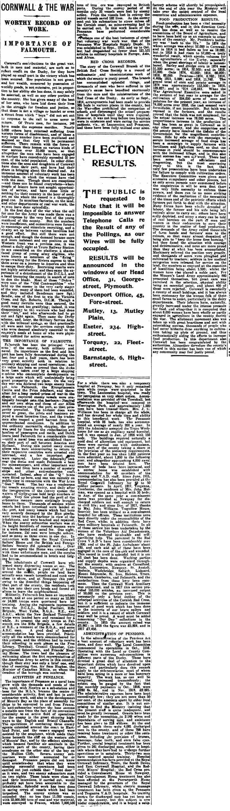 Western Morning News - Saturday 28 December 1918 